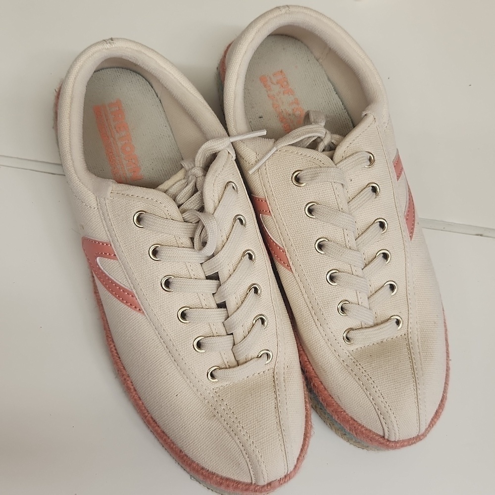 Tretorn Nylite plus espadrille EUC size 8